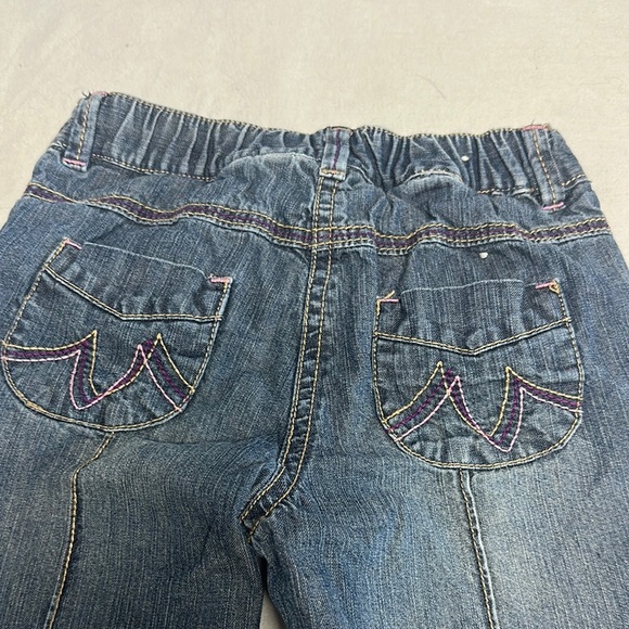 Mexx Blue and Pink lined Jeans with Elastic adjustable Waistband - Picture 5 of 6